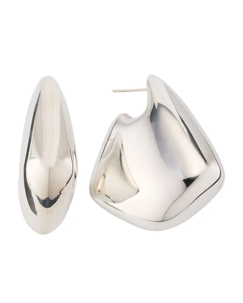 Bottega Veneta Large Fin Earrings
