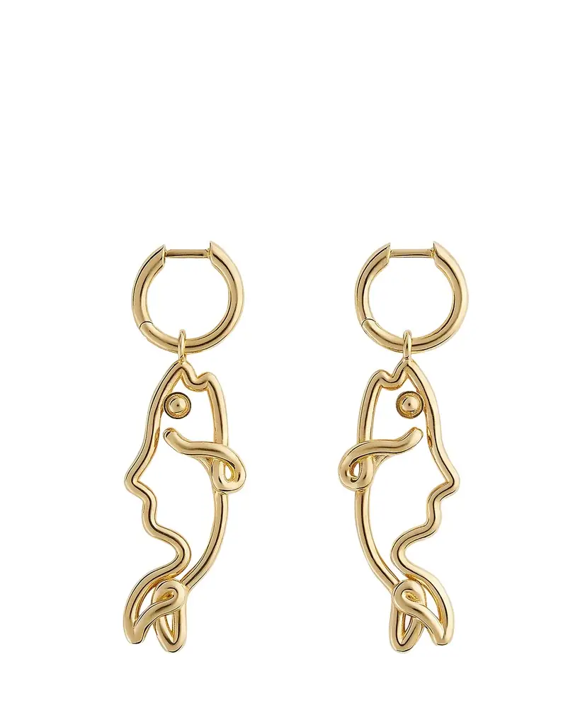Bottega Veneta Fish Earrings