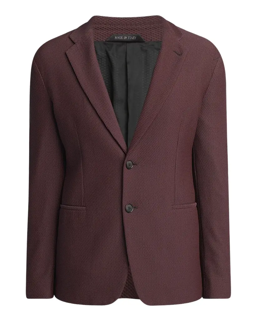 Giorgio Armani Men 's Rice Stitch Two-Button Sport Coat
