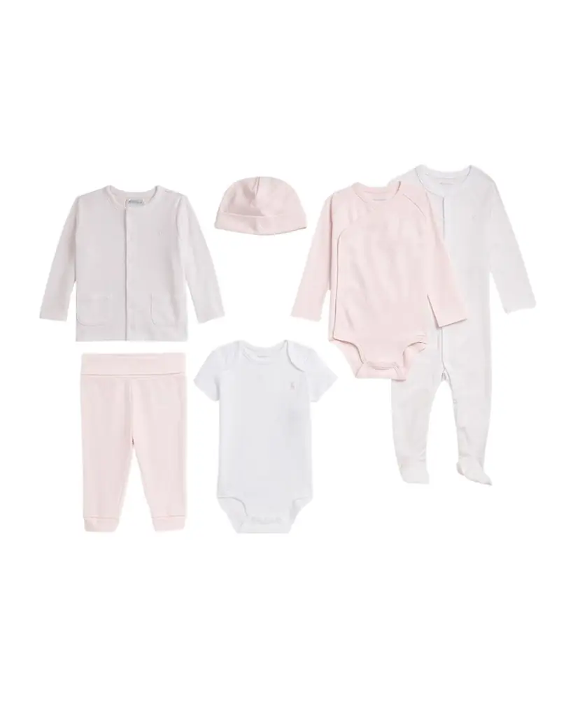 Polo Ralph Lauren Kid 's 6-Piece Interlock Cotton Knit Gift Set