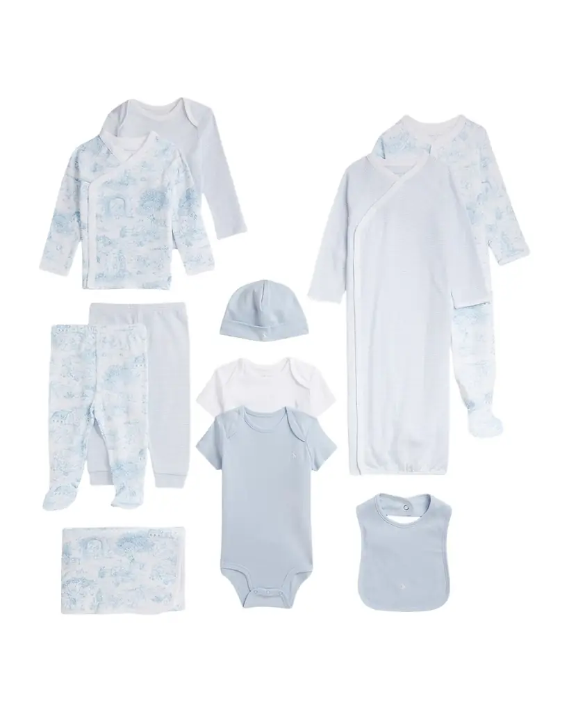 Polo Ralph Lauren Kid 's 11-Piece Cotton Interlock Gift Set