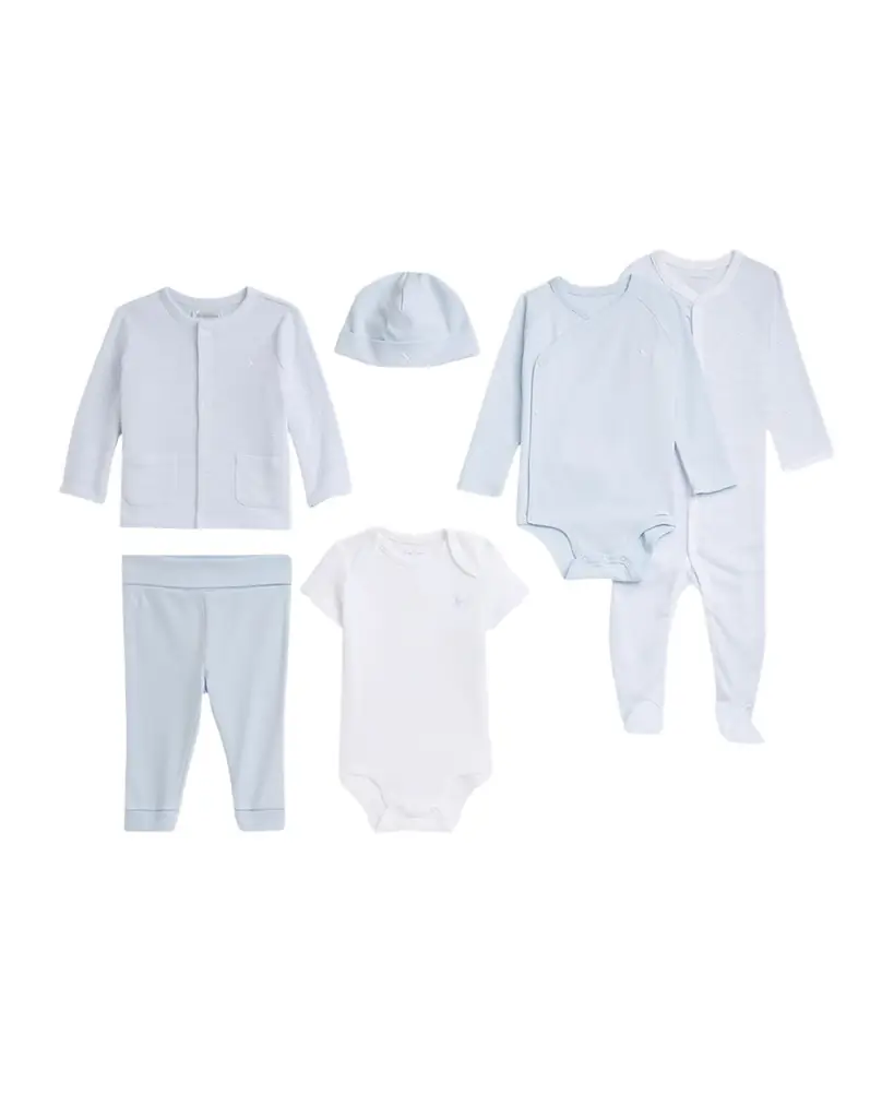 Polo Ralph Lauren Kid 's 6-Piece Interlock Cotton Knit Gift Set