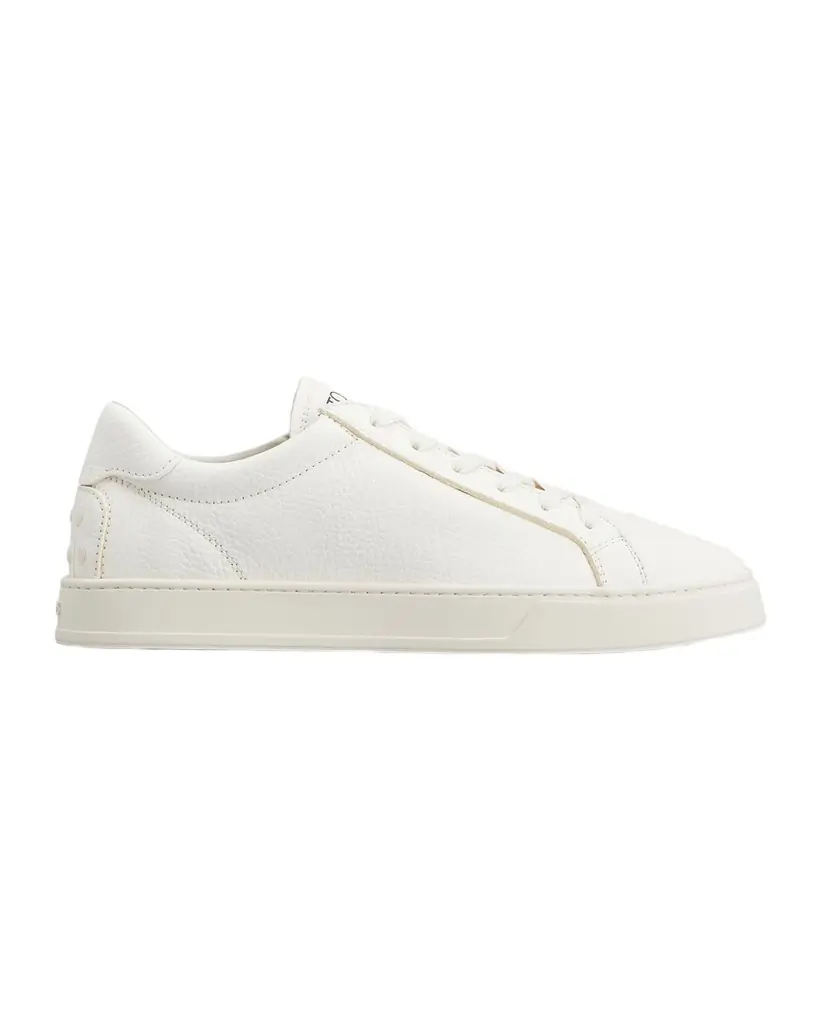 Tod 's Men 's Grainy Leather Logo Low-Top Sneakers