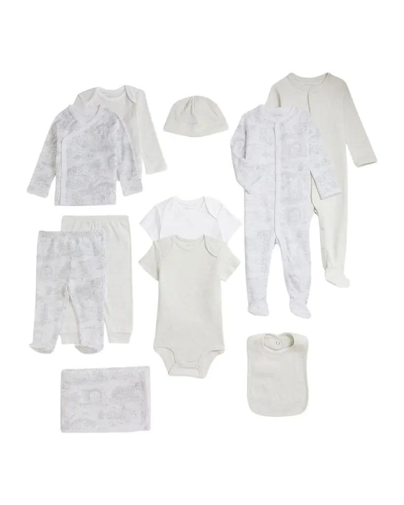 Polo Ralph Lauren Kid 's 11-Piece Cotton Interlock Gift Set