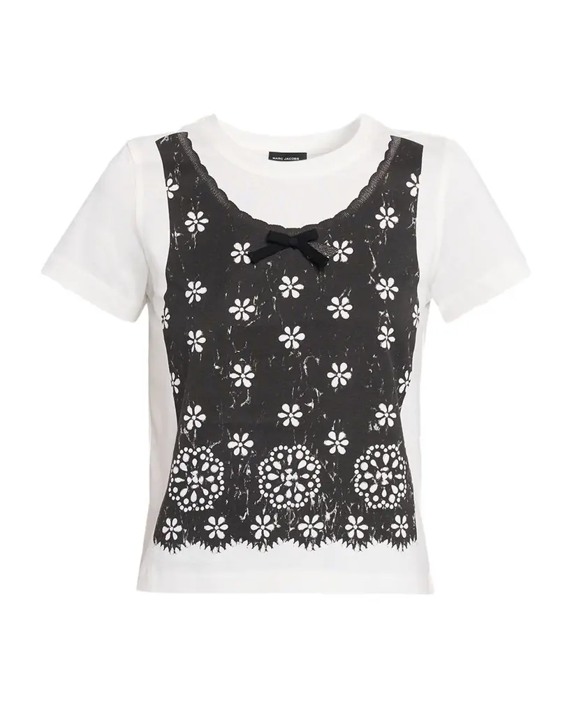 Marc Jacobs Trompe-L 'oeil Slim Crewneck Tee