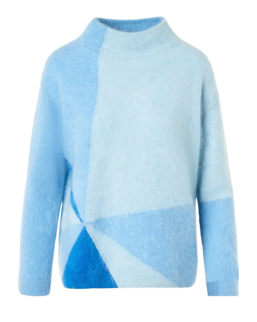 Akris Sunbeam Cloud Cashmere Crewneck Sweater