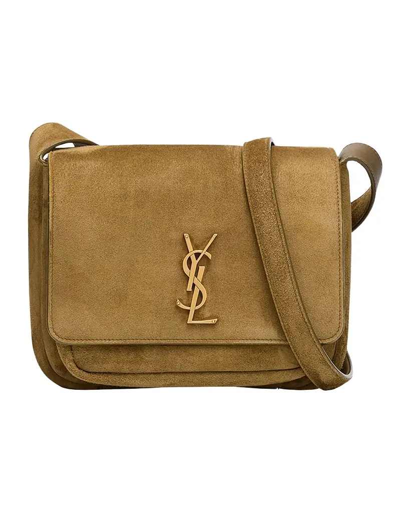 Saint Laurent Niki YSL Crossbody Bag in Suede