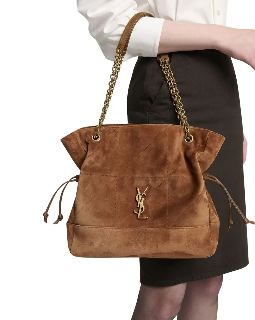 Saint Laurent Jamie 4.3 Medium YSL Tote Bag in Suede