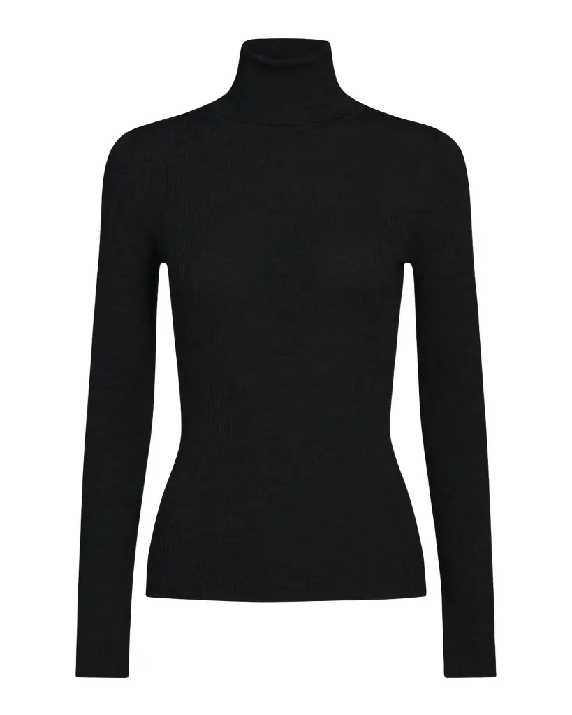 TWP Rib-Knit Wool Turtleneck Sweater