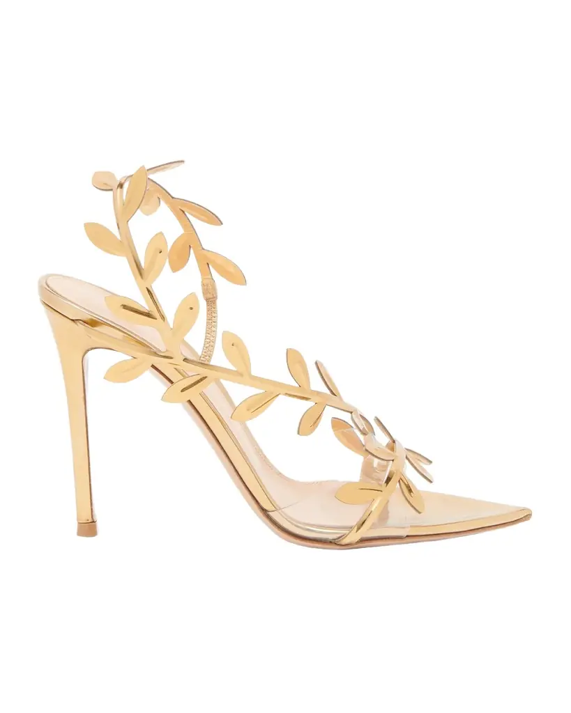 Gianvito Rossi Crystal Branch Slingback Cocktail Sandals