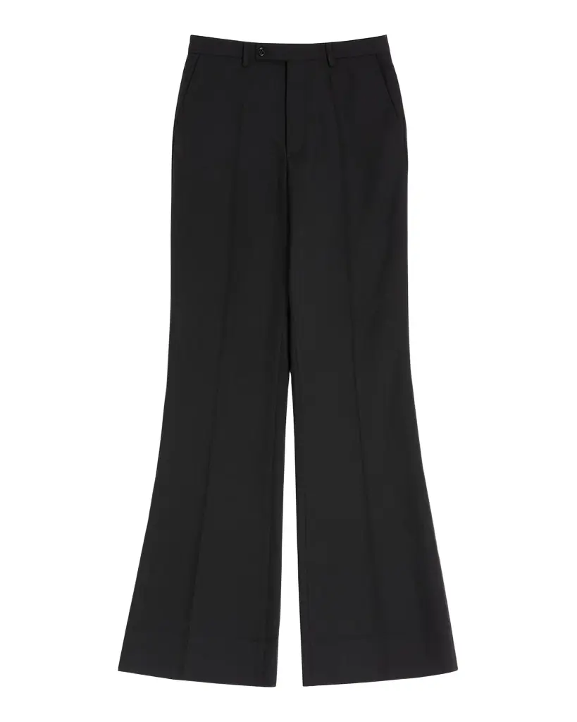 Valentino Garavani Men 's Wide Leg Flared Flat-Front Pants