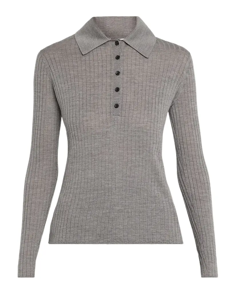 A.L.C. Alex Long-Sleeve Ribbed Wool Top