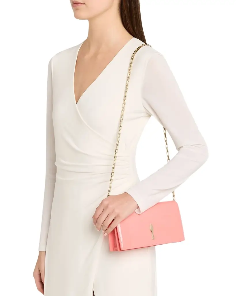 Christian Louboutin Bettina Patent Leather Clutch Bag