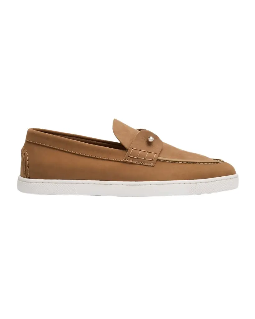 Christian Louboutin Chambeliboat Donna Leather Boat Shoes