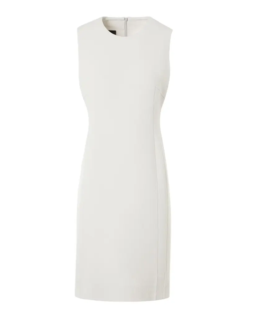 Akris Wool Crepe Sheath Dress - Women's Clothing
