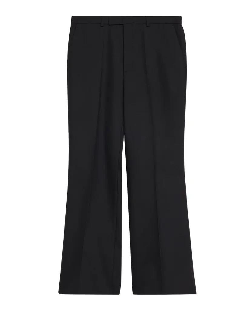 Valentino Garavani Men 's Wool Blend Straight Leg Trousers