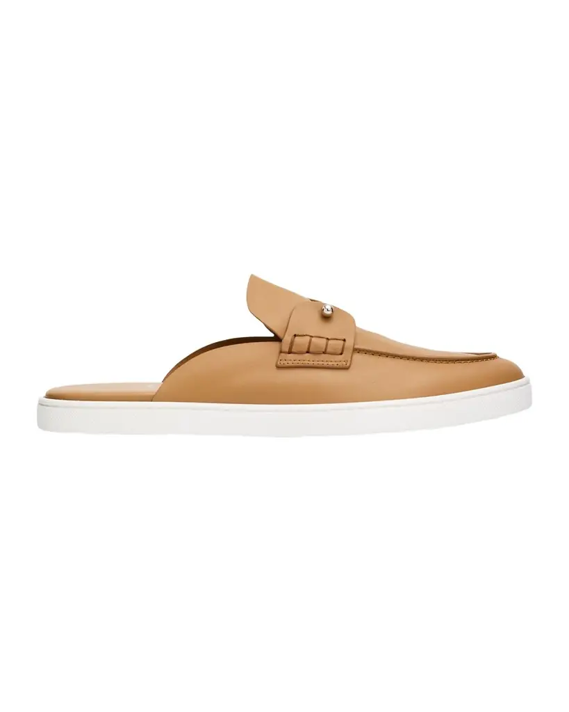 Christian Louboutin Men 's Chanme Leather Slides