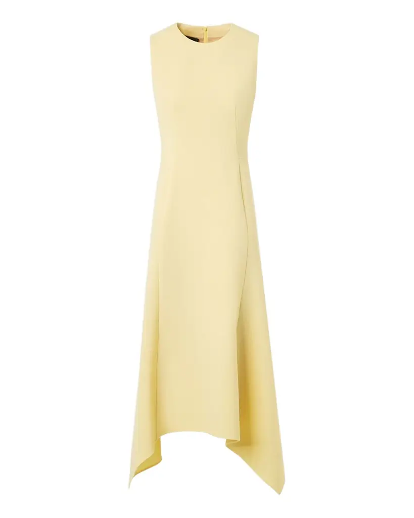 Akris Sleeveless Fit-and-Flare Midi Dress