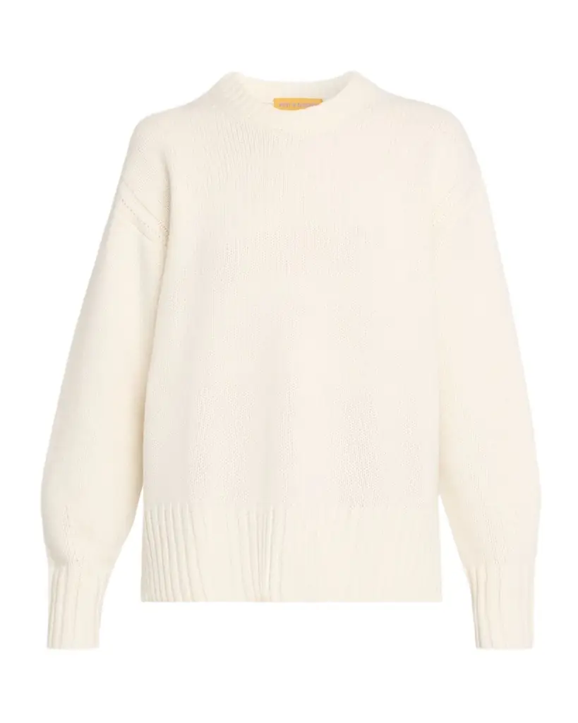 Guest in Residence Cozy Cashmere Crewneck Sweater