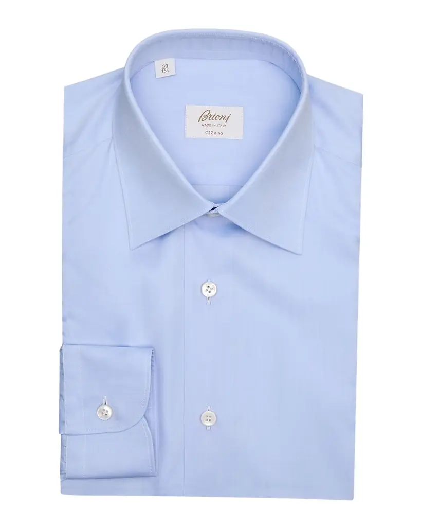 Brioni Men 's Brew Giza 45 Cotton Twill Dress Shirt