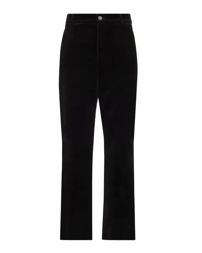 Saint Laurent Velvet Flare Trousers