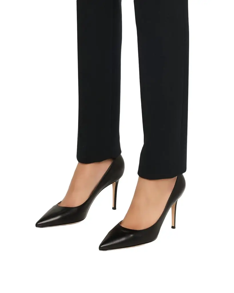 Gianvito Rossi 85mm Gianvito Leather Pointed-Toe Pumps