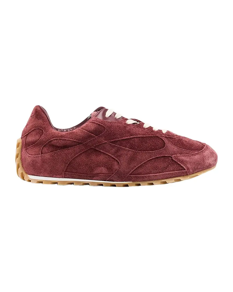 Bottega Veneta Orbit Flash Suede Low-Top Sneakers