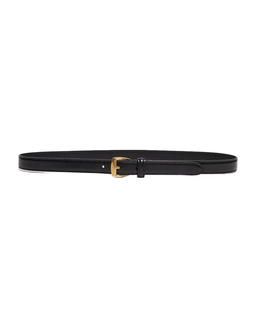 Saint Laurent Thin Leather Belt