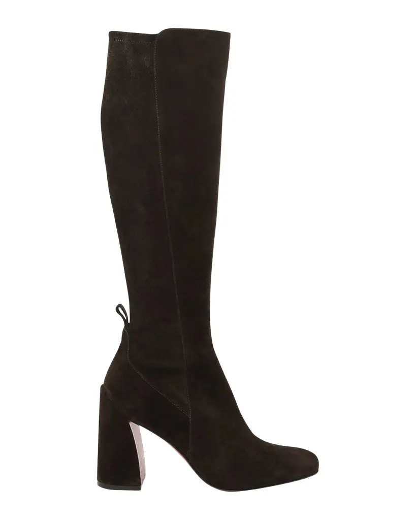 Christian Louboutin 85mm Jane Suede Knee-High Boots - Women's Shoes