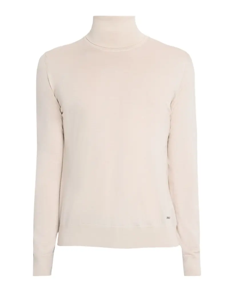Brioni Men 's Cashmere and Silk Slim Turtleneck Sweater