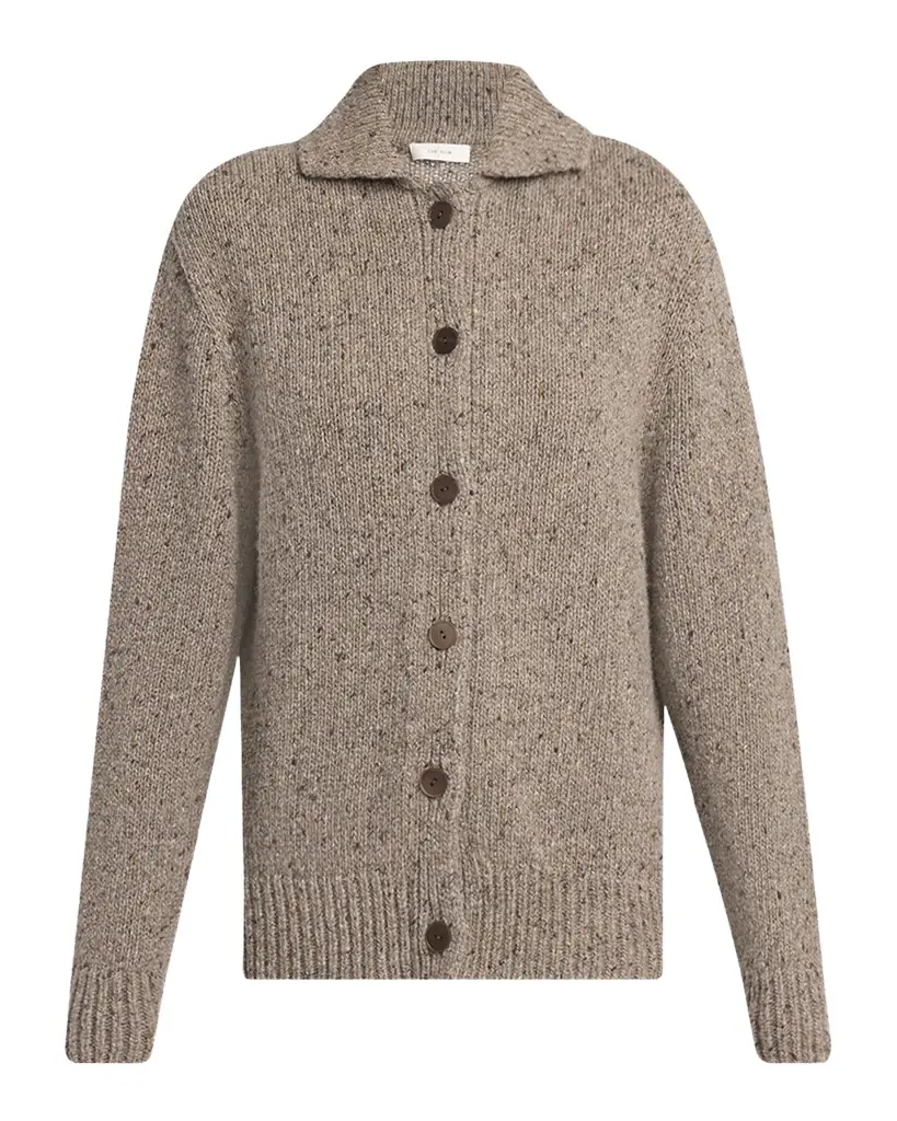 THE ROW Mauri Cashmere Collared Cardigan