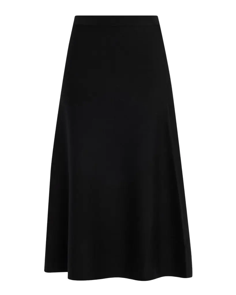 Gabriela Hearst Freddie Midi Wool-Cashmere Skirt