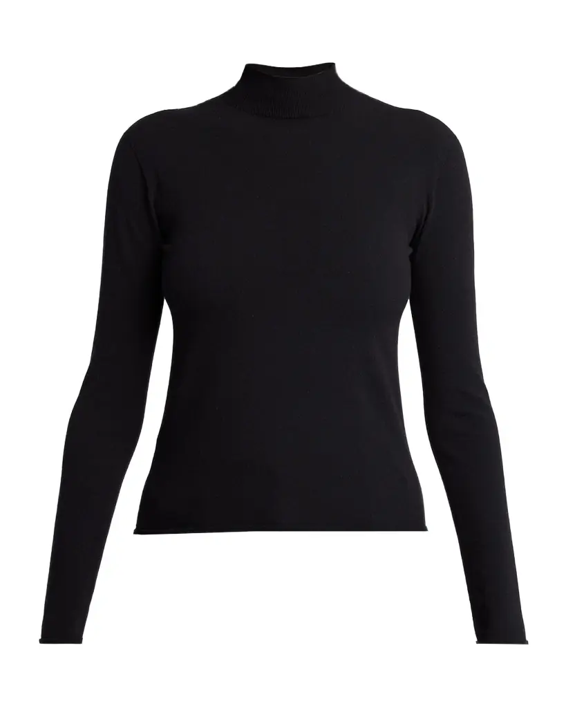 THE ROW Marciat Mock-Neck Sweater