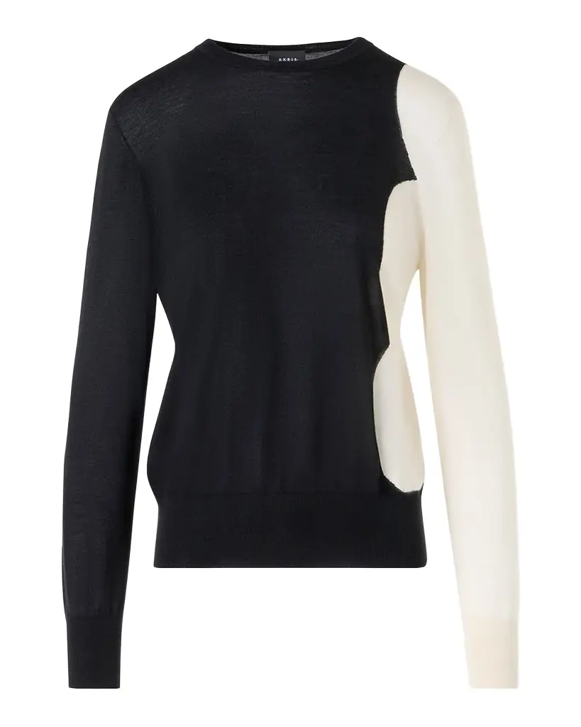 Akris Cloud Cashmere-Silk Crewneck Sweater
