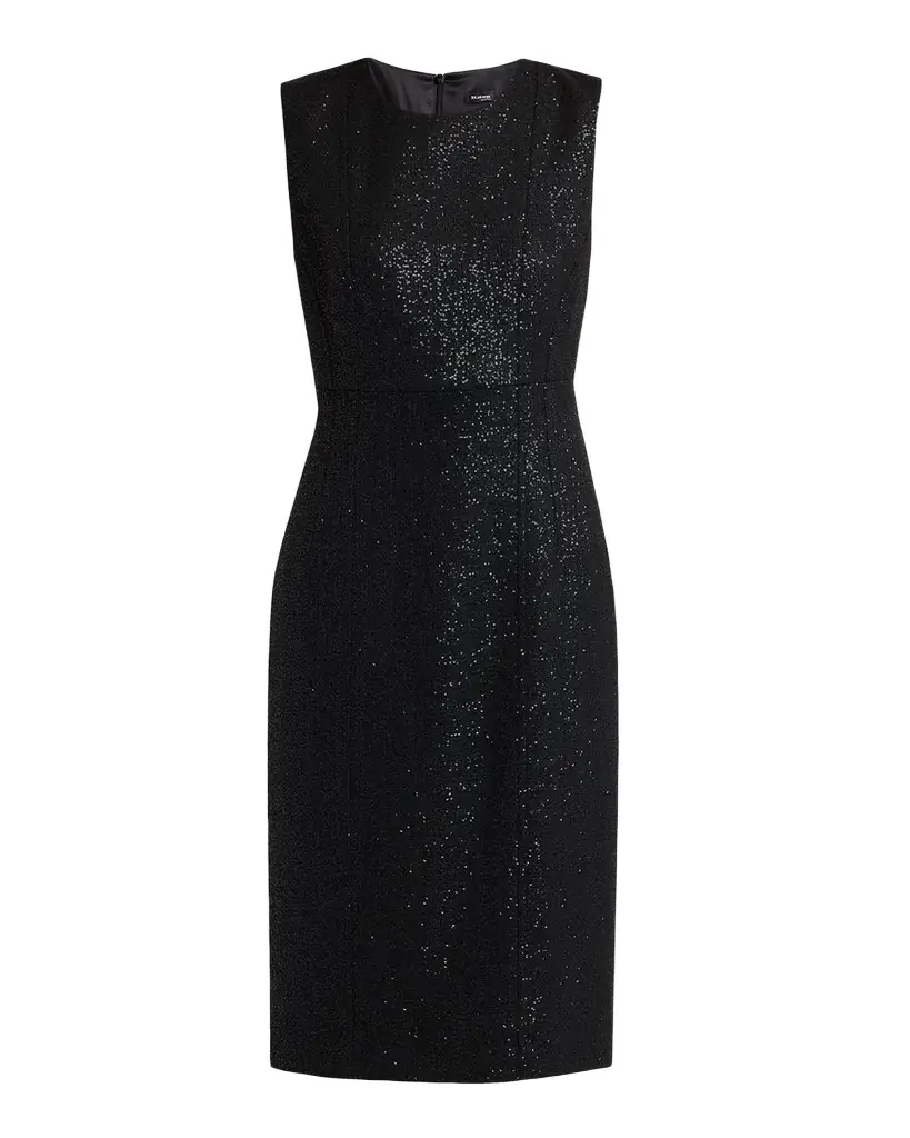 Kiton Sequined Sleeveless Sheath Dress