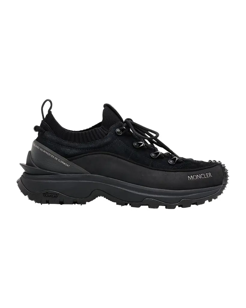 Moncler Trailgrip Lite 3 Nubuck and Suede Sneakers