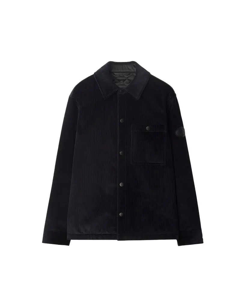 Burberry Men 's Corduroy Knight Stamp Chore Jacket - Women's Clothing