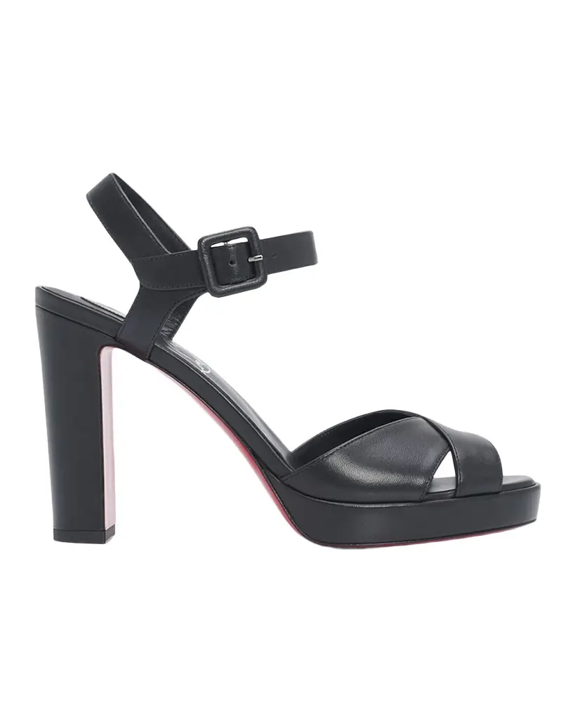 Christian Louboutin 100mm Cora Leather Sandals