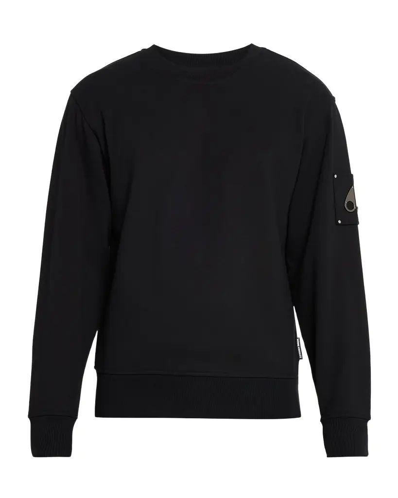 Moose Knuckles Men 's Hartsfield Cotton Terry Crewneck Sweater