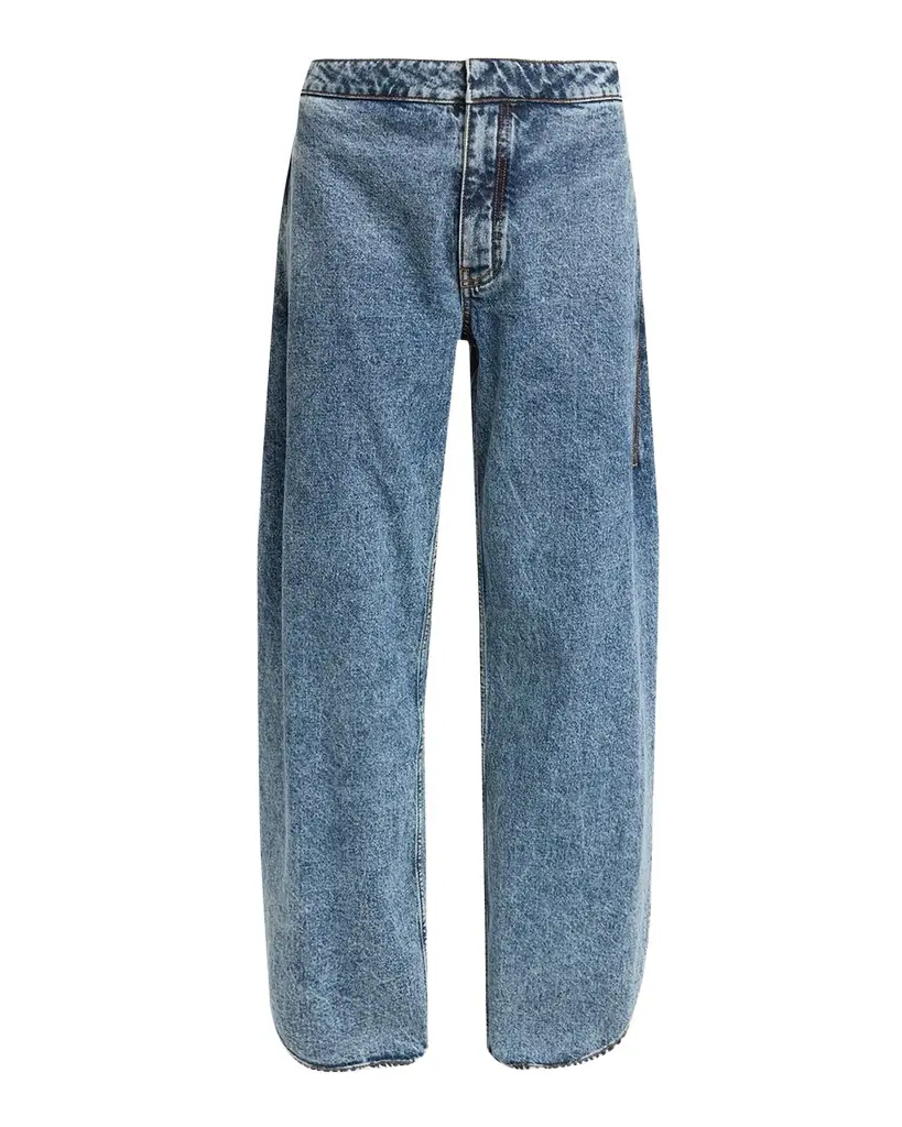 ALAIA Denim Petal Pants