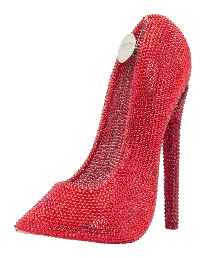 Judith Leiber Couture Crystal Stiletto Clutch Bag