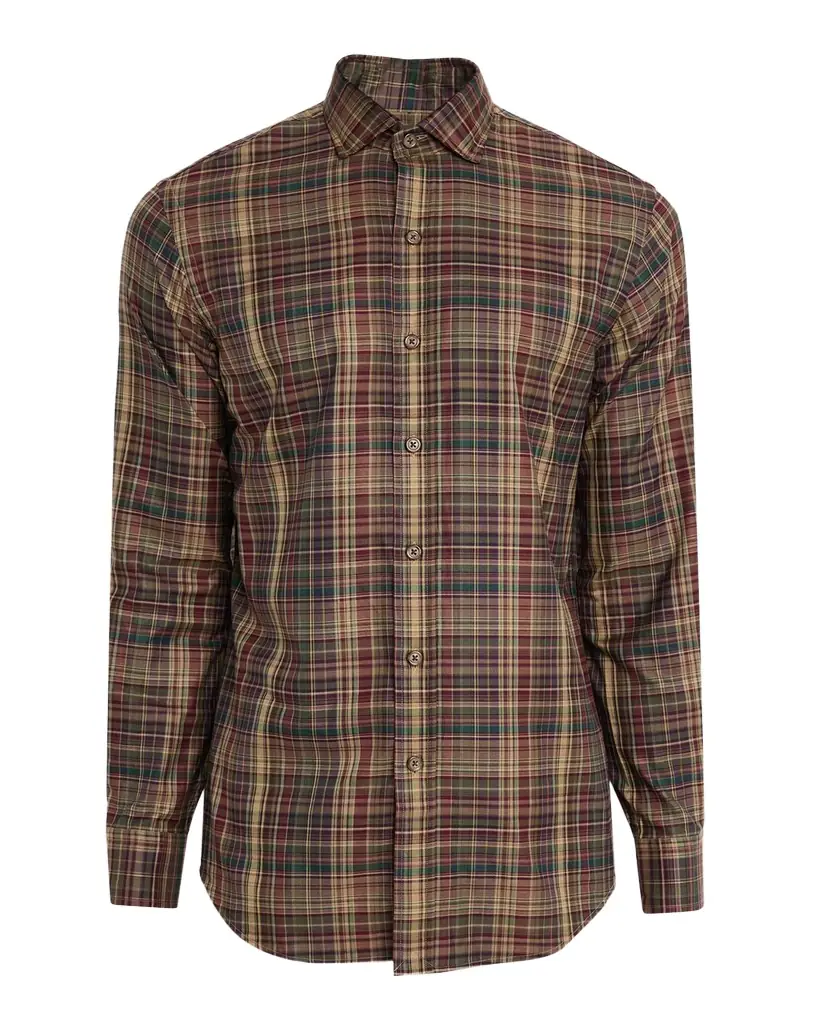 Polo Ralph Lauren Men 's Classic Fit Plaid Twill Button-Down Shirt