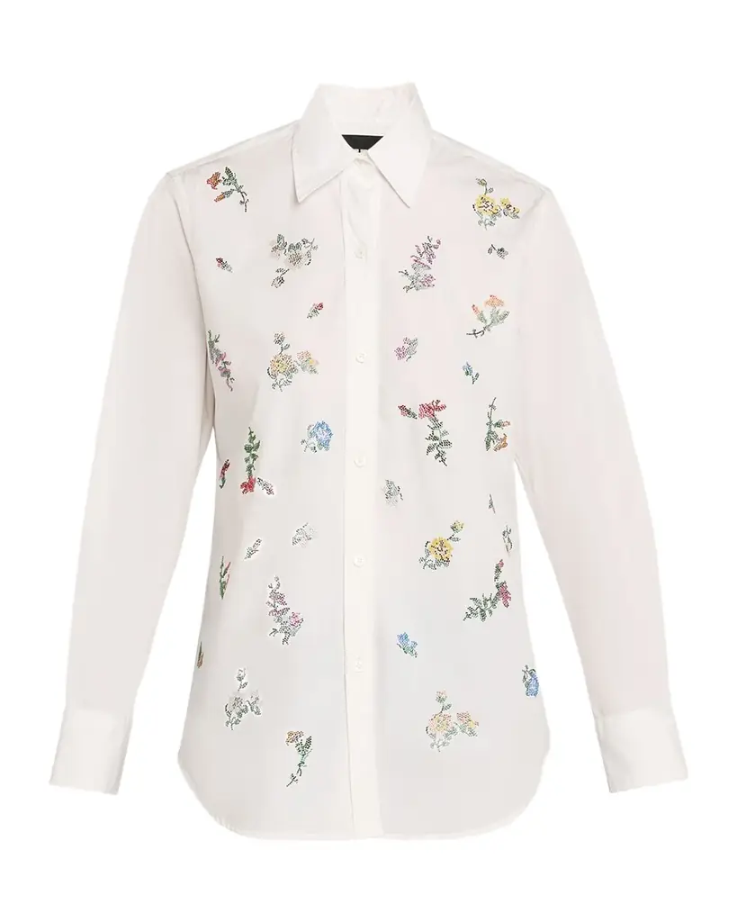 Libertine Joy And Mirth Embellished New Classic Shirt
