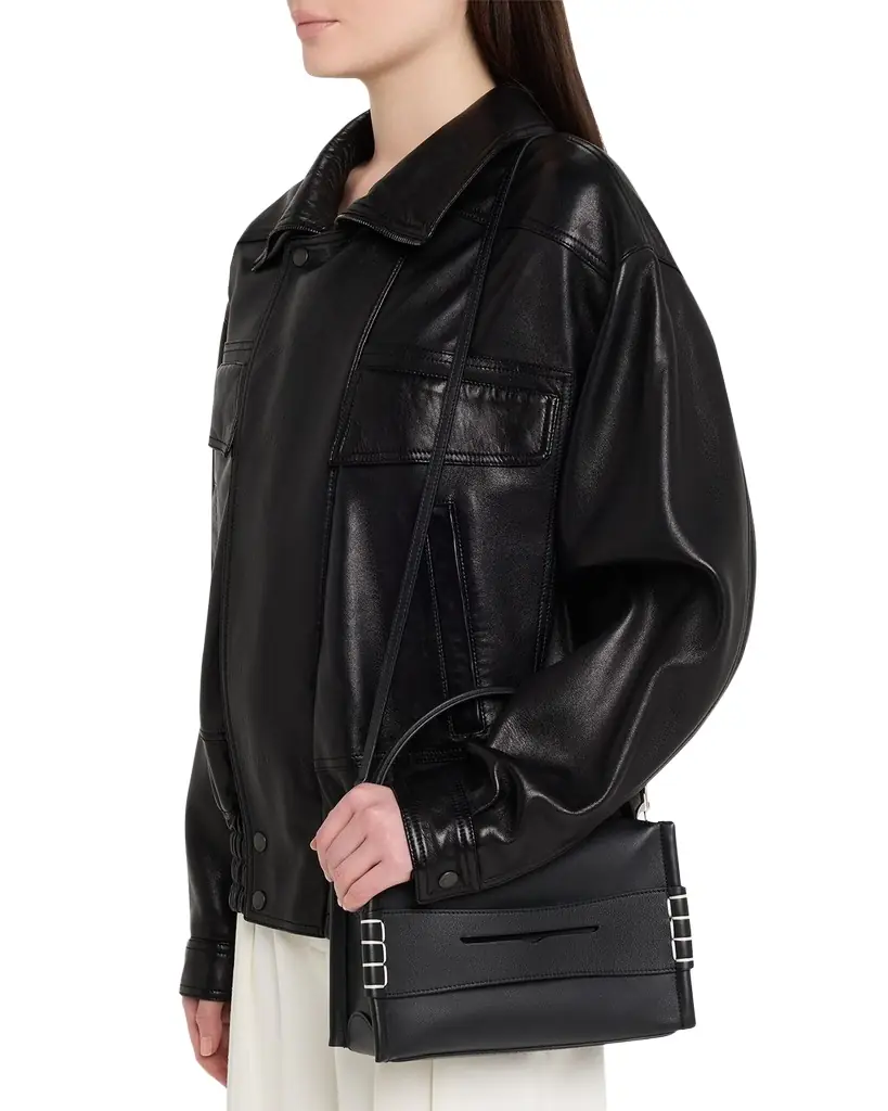 JW Anderson Small Loafer Leather Top-Handle Bag