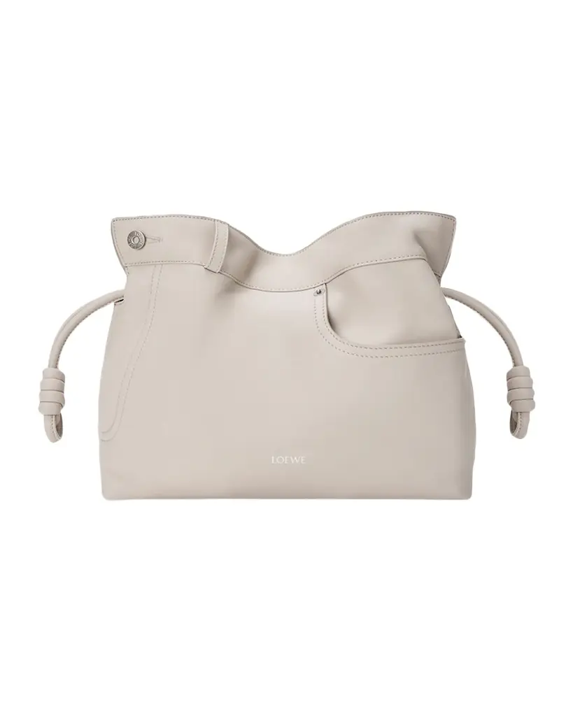 Loewe Flamenco Panta Clutch Bag in Leather