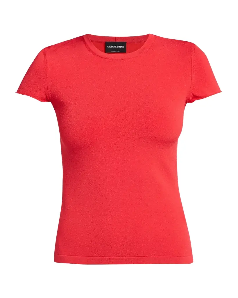 Giorgio Armani Single Jersey Crewneck T-Shirt