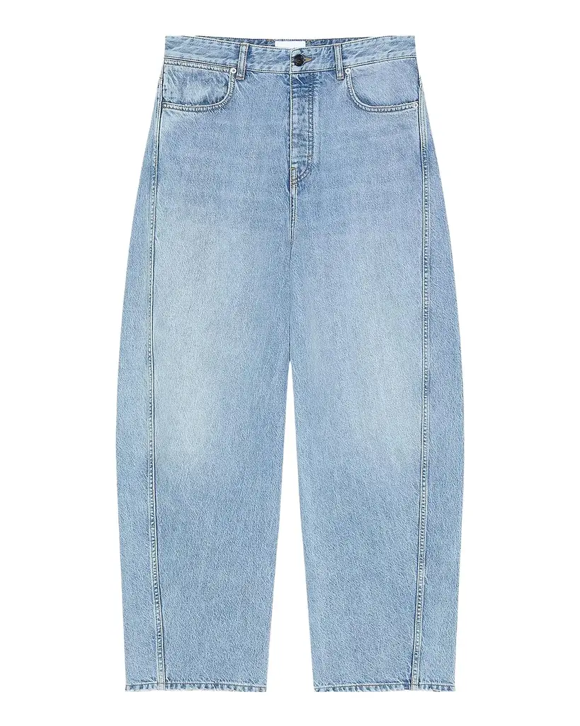 Givenchy Men 's Stone-Washed Barrel-Leg Jeans