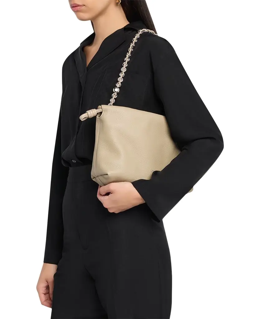 Loewe Flamenco Medium Shoulder Bag in Leather