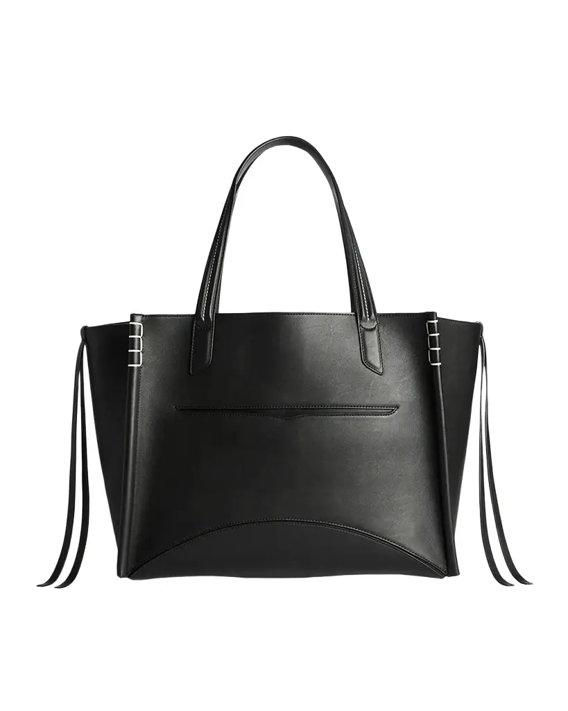 JW Anderson Loafer Cabas Stitched Smooth Leather Tote Bag
