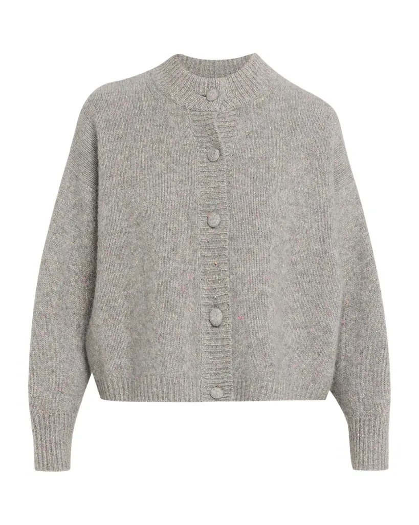 FRAME The Cashmere Fleck Cardigan